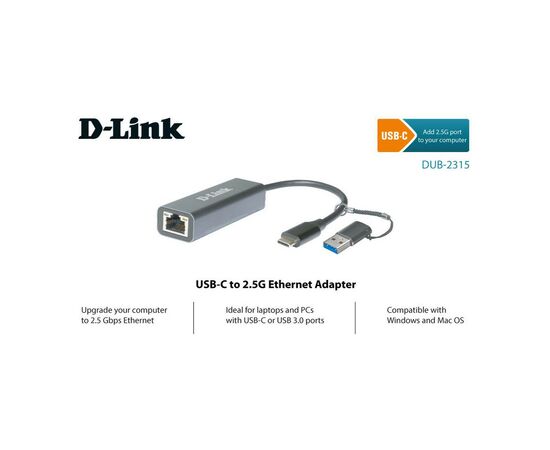 Сетевая карта D-Link DUB-2315, изображение 2 Сетевая карта D-Link DUB-2315, изображение 2