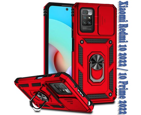 Чохол до моб. телефона BeCover Military Xiaomi Redmi 10 2022 / 10 Prime 2022 Red (708222)