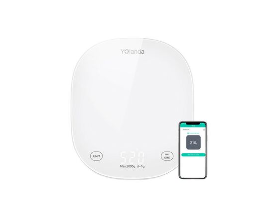 Весы кухонные Yolanda Smart kitchen scale White (СК10А)