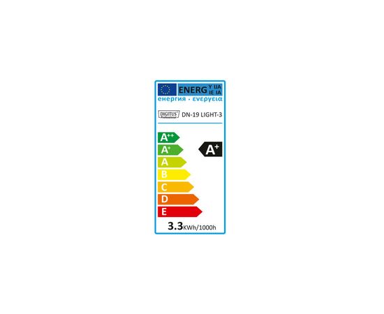Модуль для шкафа Digitus Светильник LED lighting, 223 lm, 6500K, sensor, magnet fixing (DN-19LIGHT-3), изображение 6 Модуль для шкафа Digitus Светильник LED lighting, 223 lm, 6500K, sensor, magnet fixing (DN-19LIGHT-3), изображение 6