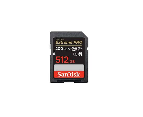 Карта памяти SanDisk 512GB SD class 10 UHS-I U3 V30 Extreme PRO (SDSDXXD-512G-GN4IN)