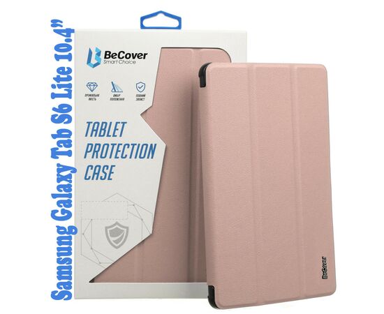 Чохол до планшета BeCover Soft Edge Pencil Mount Samsung Galaxy Tab S6 Lite 10.4 P610/P613/P615/P619 Rose Gold (708355)