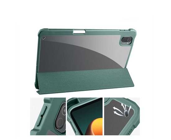 Чехол для планшета BeCover Soft Edge Pencil Mount Xiaomi Mi Pad 5 / 5 Pro Dark Green (708363), изображение 4 Чехол для планшета BeCover Soft Edge Pencil Mount Xiaomi Mi Pad 5 / 5 Pro Dark Green (708363), изображение 4