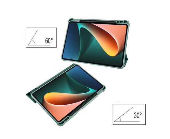 Чехол для планшета BeCover Soft Edge Pencil Mount Xiaomi Mi Pad 5 / 5 Pro Dark Green (708363), изображение 6 Чехол для планшета BeCover Soft Edge Pencil Mount Xiaomi Mi Pad 5 / 5 Pro Dark Green (708363), изображение 6