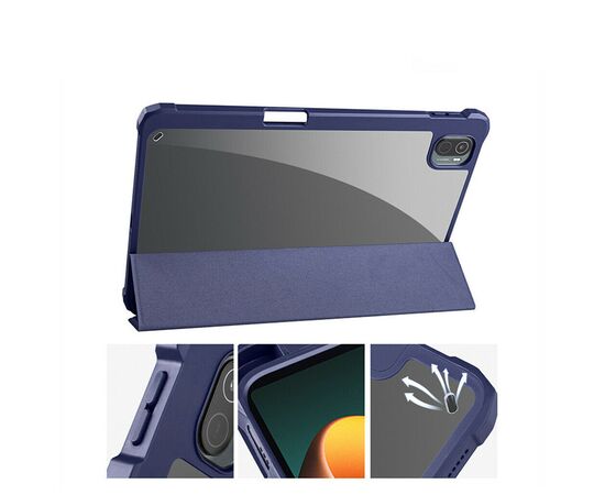 Чехол для планшета BeCover Soft Edge Pencil Mount Xiaomi Mi Pad 5 / 5 Pro Deep Blue (708362), изображение 4 Чехол для планшета BeCover Soft Edge Pencil Mount Xiaomi Mi Pad 5 / 5 Pro Deep Blue (708362), изображение 4