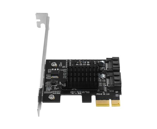 Контролер Dynamode PCI-E to 2 х SATA III (6 Gb/s), 2 ch (PCI-E-2xSATAIII-Marvell), зображення 3 Контролер Dynamode PCI-E to 2 х SATA III (6 Gb/s), 2 ch (PCI-E-2xSATAIII-Marvell), зображення 3