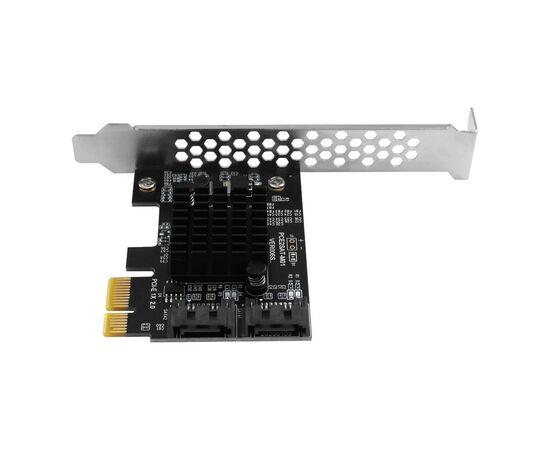 Контролер Dynamode PCI-E to 2 х SATA III (6 Gb/s), 2 ch (PCI-E-2xSATAIII-Marvell), зображення 4 Контролер Dynamode PCI-E to 2 х SATA III (6 Gb/s), 2 ch (PCI-E-2xSATAIII-Marvell), зображення 4