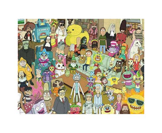 Пазл Winning Moves Rick and Morty 1000 деталей (WM00396-ML1-6), зображення 2 Пазл Winning Moves Rick and Morty 1000 деталей (WM00396-ML1-6), зображення 2
