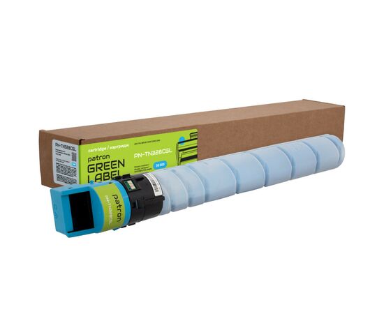 Тонер-картридж Patron Konica Minolta TN-328 Green Label, Cyan (PN-TN328CGL)