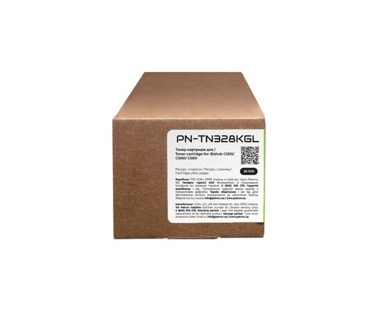 Тонер-картридж Patron Konica Minolta TN-328 Green Label, Black (PN-TN328KGL), зображення 3 Тонер-картридж Patron Konica Minolta TN-328 Green Label, Black (PN-TN328KGL), зображення 3