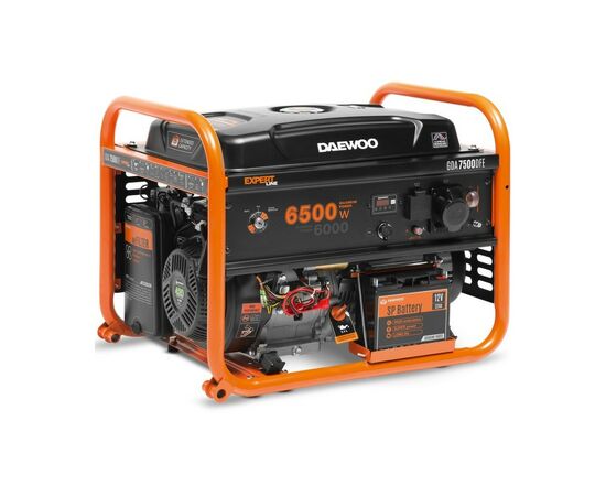 Генератор Daewoo GDA 7500DFE Gasoline+LPG 6,5kW (GDA7500DFE), изображение 3 Генератор Daewoo GDA 7500DFE Gasoline+LPG 6,5kW (GDA7500DFE), изображение 3