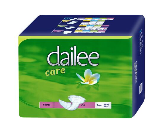 Подгузники для взрослых Dailee Care дышащие Super Extra Large 30шт (8595611621864)