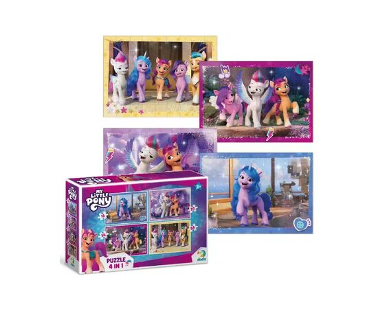 Пазл DoDo 4 в 1 My Little Pony (200389), изображение 3 Пазл DoDo 4 в 1 My Little Pony (200389), изображение 3