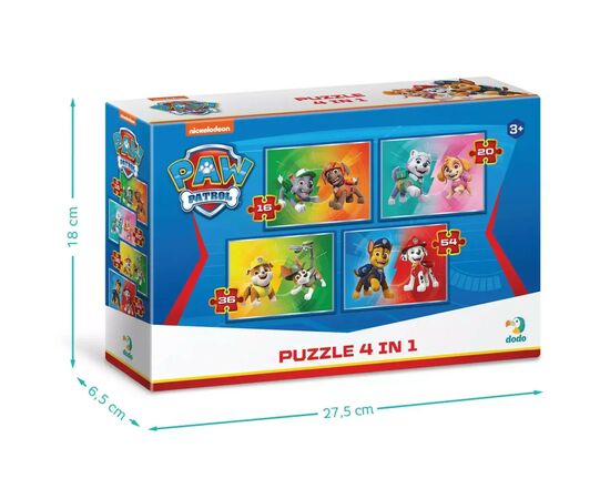 Пазл DoDo 4 в 1 Paw Patrol (200158), изображение 4 Пазл DoDo 4 в 1 Paw Patrol (200158), изображение 4