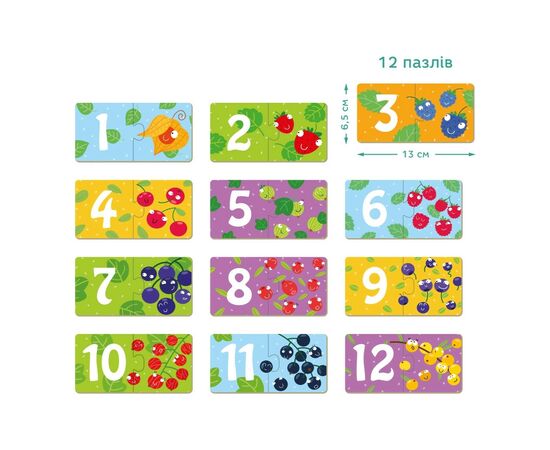 Пазл DoDo Дуо Ягодки (300116), изображение 2 Пазл DoDo Дуо Ягодки (300116), изображение 2