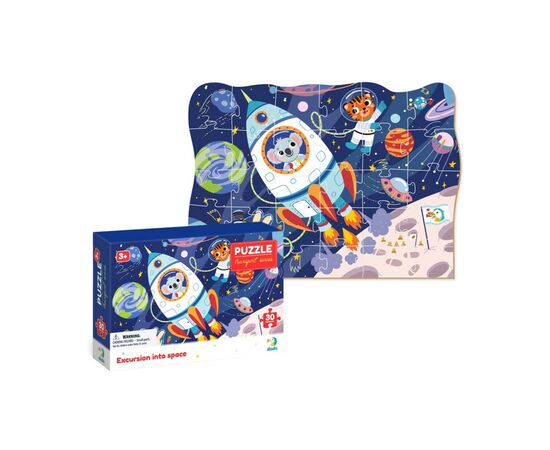 Пазл DoDo Экскурсия в Космос, 30 элементов (300374), изображение 2 Пазл DoDo Экскурсия в Космос, 30 элементов (300374), изображение 2