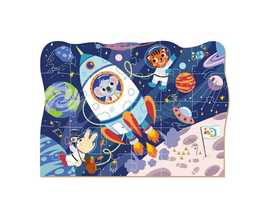 Пазл DoDo Экскурсия в Космос, 30 элементов (300374), изображение 3 Пазл DoDo Экскурсия в Космос, 30 элементов (300374), изображение 3