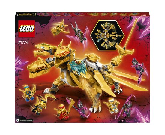 Конструктор LEGO Ninjago Золотой ультрадракон Ллойда 989 деталей (71774), изображение 10 Конструктор LEGO Ninjago Золотой ультрадракон Ллойда 989 деталей (71774), изображение 10