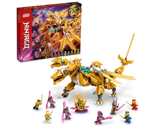 Конструктор LEGO Ninjago Золотой ультрадракон Ллойда 989 деталей (71774), изображение 2 Конструктор LEGO Ninjago Золотой ультрадракон Ллойда 989 деталей (71774), изображение 2