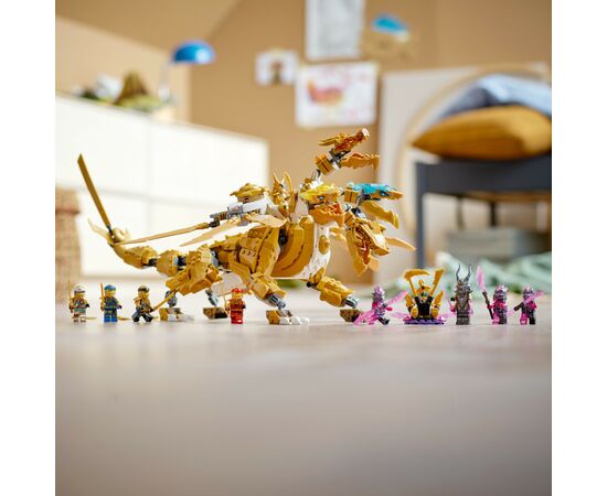 Конструктор LEGO Ninjago Золотой ультрадракон Ллойда 989 деталей (71774), изображение 4 Конструктор LEGO Ninjago Золотой ультрадракон Ллойда 989 деталей (71774), изображение 4
