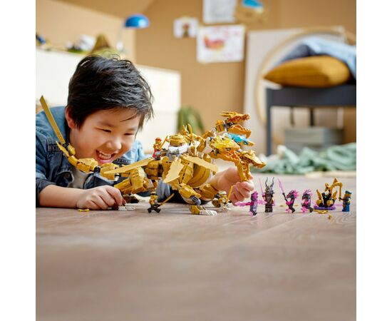 Конструктор LEGO Ninjago Золотой ультрадракон Ллойда 989 деталей (71774), изображение 6 Конструктор LEGO Ninjago Золотой ультрадракон Ллойда 989 деталей (71774), изображение 6