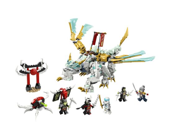 Конструктор LEGO Ninjago Существо Ледяной Дракон Зейна 973 детали (71786), изображение 2 Конструктор LEGO Ninjago Существо Ледяной Дракон Зейна 973 детали (71786), изображение 2
