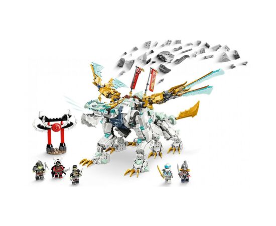 Конструктор LEGO Ninjago Существо Ледяной Дракон Зейна 973 детали (71786), изображение 4 Конструктор LEGO Ninjago Существо Ледяной Дракон Зейна 973 детали (71786), изображение 4