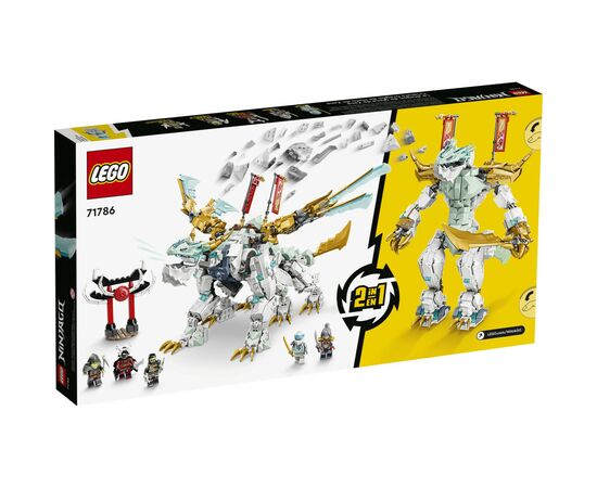 Конструктор LEGO Ninjago Существо Ледяной Дракон Зейна 973 детали (71786), изображение 5 Конструктор LEGO Ninjago Существо Ледяной Дракон Зейна 973 детали (71786), изображение 5