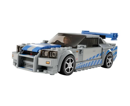 Конструктор LEGO Speed Champions «Двойной форсаж» Nissan Skyline GT-R (R34) 319 деталей (76917), изображение 2 Конструктор LEGO Speed Champions «Двойной форсаж» Nissan Skyline GT-R (R34) 319 деталей (76917), изображение 2