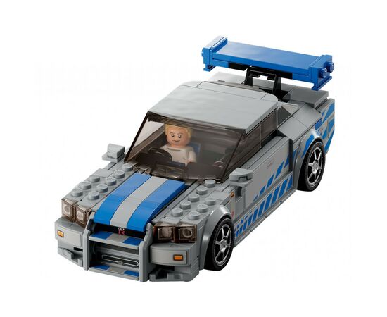 Конструктор LEGO Speed Champions «Двойной форсаж» Nissan Skyline GT-R (R34) 319 деталей (76917), изображение 4 Конструктор LEGO Speed Champions «Двойной форсаж» Nissan Skyline GT-R (R34) 319 деталей (76917), изображение 4