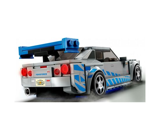 Конструктор LEGO Speed Champions «Двойной форсаж» Nissan Skyline GT-R (R34) 319 деталей (76917), изображение 5 Конструктор LEGO Speed Champions «Двойной форсаж» Nissan Skyline GT-R (R34) 319 деталей (76917), изображение 5