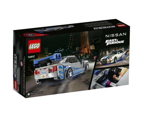 Конструктор LEGO Speed Champions «Двойной форсаж» Nissan Skyline GT-R (R34) 319 деталей (76917), изображение 7 Конструктор LEGO Speed Champions «Двойной форсаж» Nissan Skyline GT-R (R34) 319 деталей (76917), изображение 7