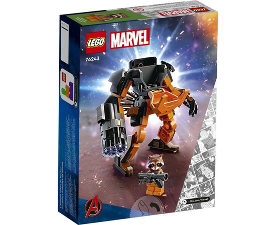 Конструктор LEGO Super Heroes Робоброня Енота Ракеты 98 деталей (76243), изображение 6 Конструктор LEGO Super Heroes Робоброня Енота Ракеты 98 деталей (76243), изображение 6