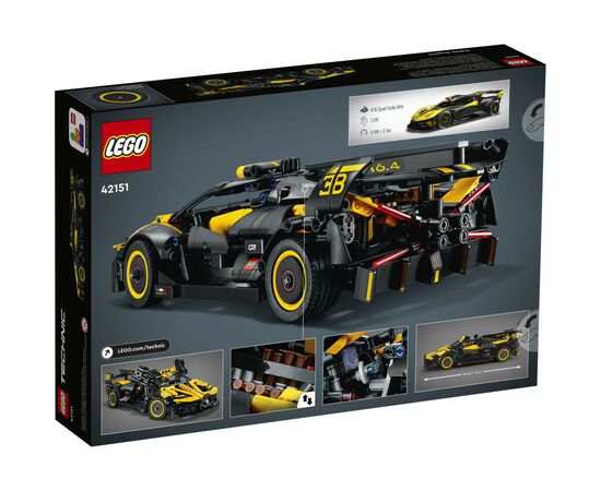 Конструктор LEGO Technic Bugatti Bolide 905 деталей (42151), изображение 9 Конструктор LEGO Technic Bugatti Bolide 905 деталей (42151), изображение 9