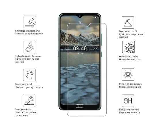Скло захисне Drobak Nokia С30 (606081), зображення 2