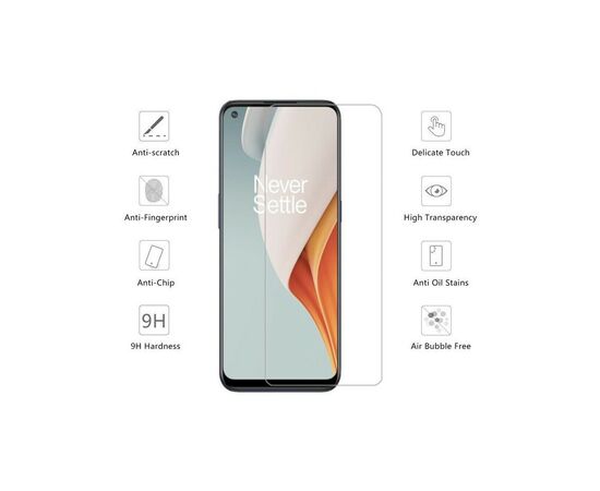Скло захисне Drobak OnePlus Nord N100 (494956), зображення 2 Скло захисне Drobak OnePlus Nord N100 (494956), зображення 2