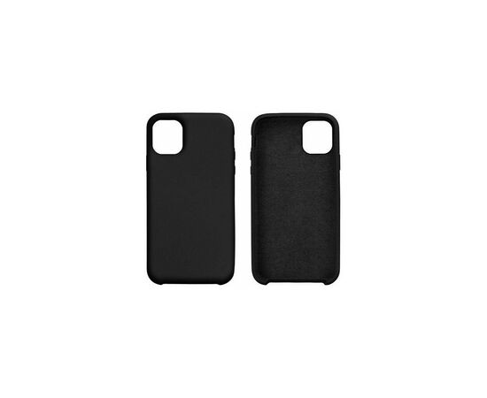 Чехол для моб. телефона Drobak Liquid Silicon Case Apple iPhone 12 Mini Black (707004), изображение 2