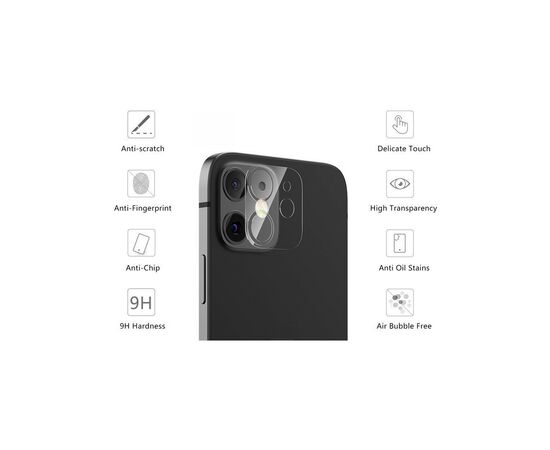Стекло защитное Drobak camera Apple iPhone 12 mini (242420), изображение 2