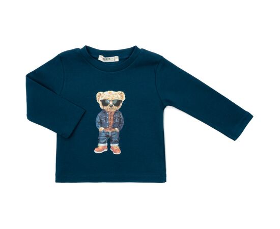 Кофта Breeze з ведмедиком (18152-80B-blue)