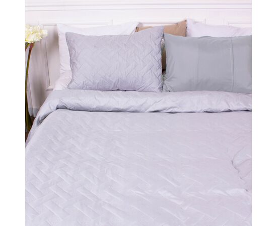 Покривало MirSon набір Deep Line №7104 Glacier Gray покривало 150х210 + 2 наволочки 50х70 (2200005622810), зображення 5 Покривало MirSon набір Deep Line №7104 Glacier Gray покривало 150х210 + 2 наволочки 50х70 (2200005622810), зображення 5