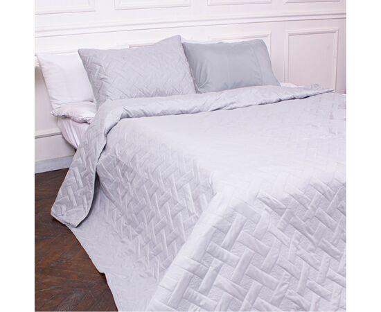 Покривало MirSon набір Deep Line №7104 Glacier Gray покривало 200х220 + 2 наволочки 50х70 (2200005623756), зображення 4 Покривало MirSon набір Deep Line №7104 Glacier Gray покривало 200х220 + 2 наволочки 50х70 (2200005623756), зображення 4