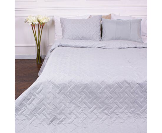 Покривало MirSon набір Deep Line №7104 Glacier Gray покривало 200х220 + 2 наволочки 50х70 (2200005623756), зображення 6 Покривало MirSon набір Deep Line №7104 Glacier Gray покривало 200х220 + 2 наволочки 50х70 (2200005623756), зображення 6