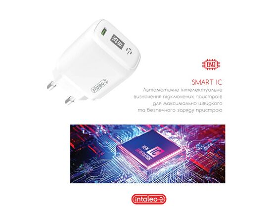 Зарядное устройство Intaleo TCGQPD125 1хType-C 3A/25W QC/PD3.0 (1283126538827), изображение 3 Зарядное устройство Intaleo TCGQPD125 1хType-C 3A/25W QC/PD3.0 (1283126538827), изображение 3