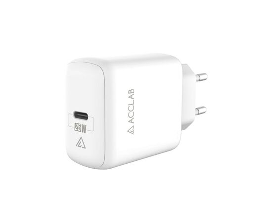 Зарядное устройство ACCLAB AL-TC125 1хType-C 5В/3A/25W QC/PD3.0 (1283126538841)
