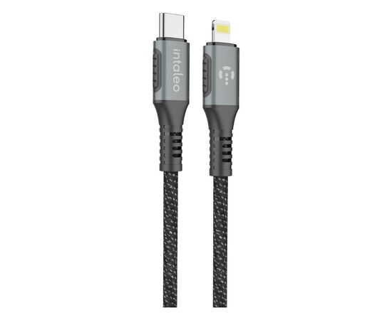 Дата кабель Type-C to Lightning 1.2m CBGPD30WTL1 30W grey Intaleo (1283126518089)