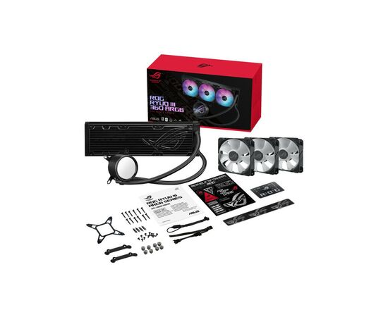 Система водного охлаждения ASUS ROG-RYUO-III 360-ARGB, изображение 8 Система водного охлаждения ASUS ROG-RYUO-III 360-ARGB, изображение 8