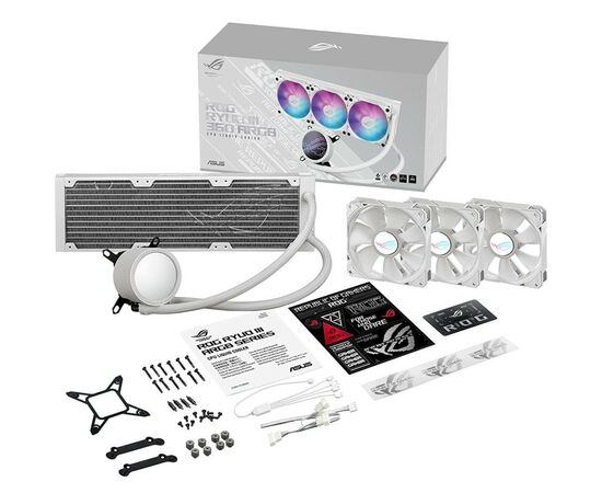 Система водного охлаждения ASUS ROG-RYUO-III 360-ARGB-WHT, изображение 7 Система водного охлаждения ASUS ROG-RYUO-III 360-ARGB-WHT, изображение 7