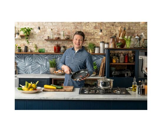 Сковорода Tefal Jamie Oliver Kitchen Essential 24см (E3140474), зображення 7 Сковорода Tefal Jamie Oliver Kitchen Essential 24см (E3140474), зображення 7