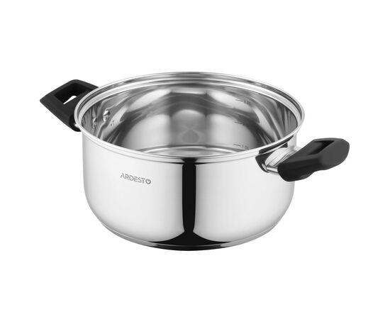 Кастрюля Ardesto Gemini с бакелитовыми ручками 3,8 л (AR3538G), изображение 2 Кастрюля Ardesto Gemini с бакелитовыми ручками 3,8 л (AR3538G), изображение 2