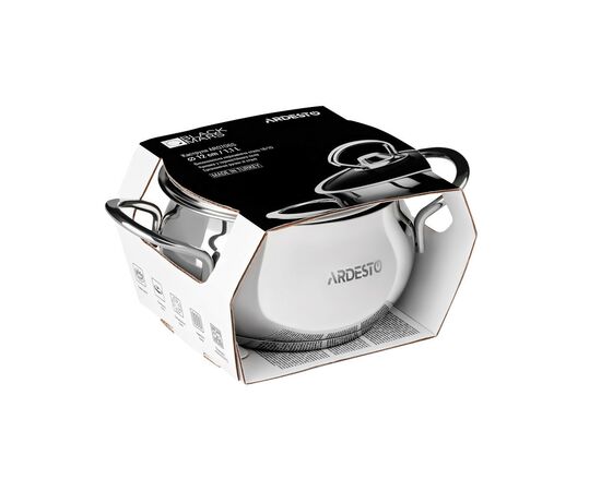 Кастрюля Ardesto Black Mars 1.1 л (AR0706S), изображение 2 Кастрюля Ardesto Black Mars 1.1 л (AR0706S), изображение 2